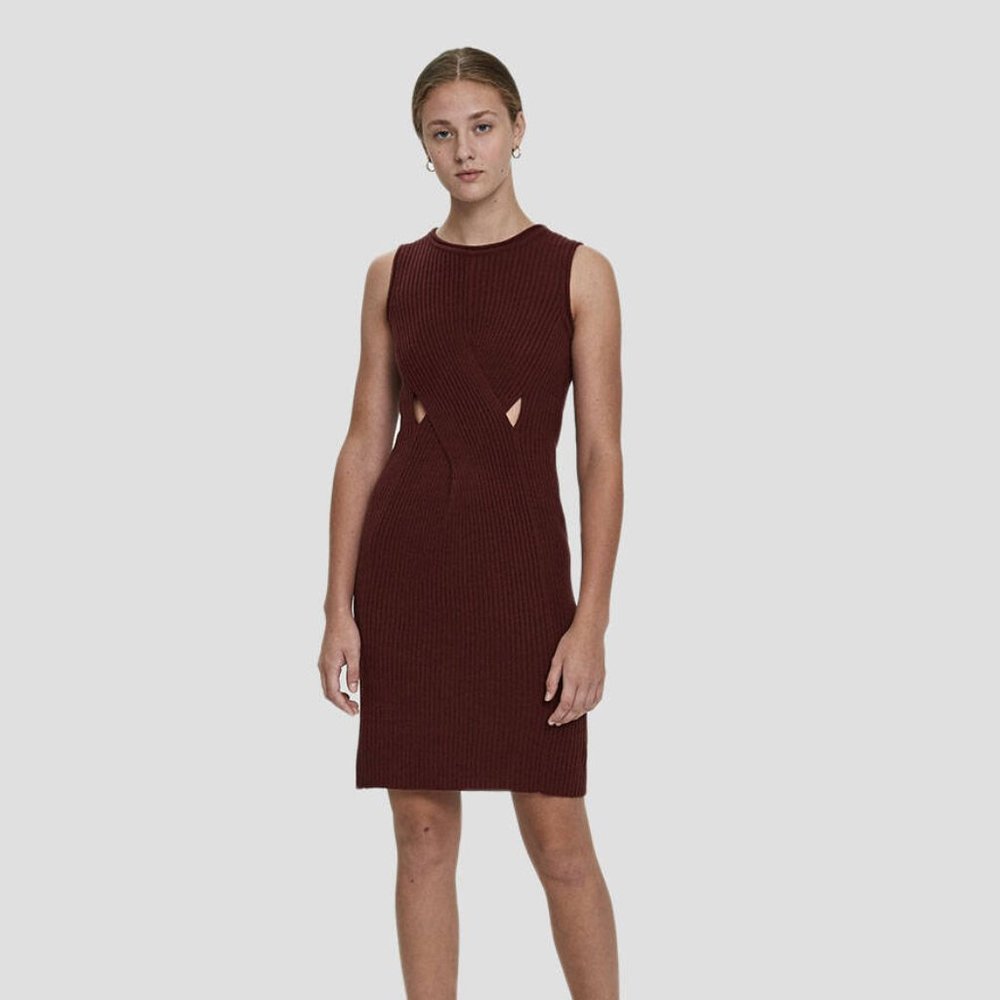 Which We Want Sara Sleeveless Rib Knit Dress